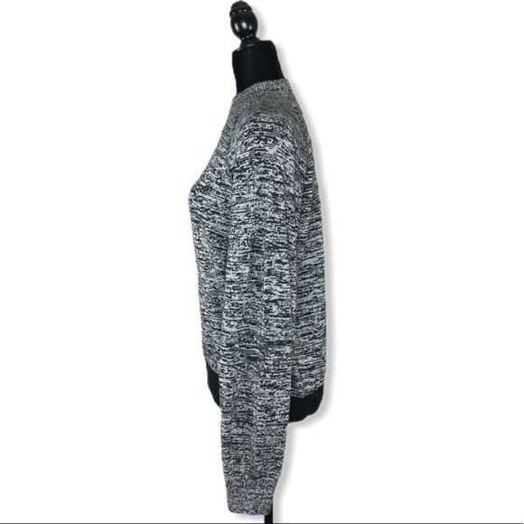 Splendid Heathered Grey Mock Neck Sweater Long Sleeve NWT size Large - Picture 4 of 10